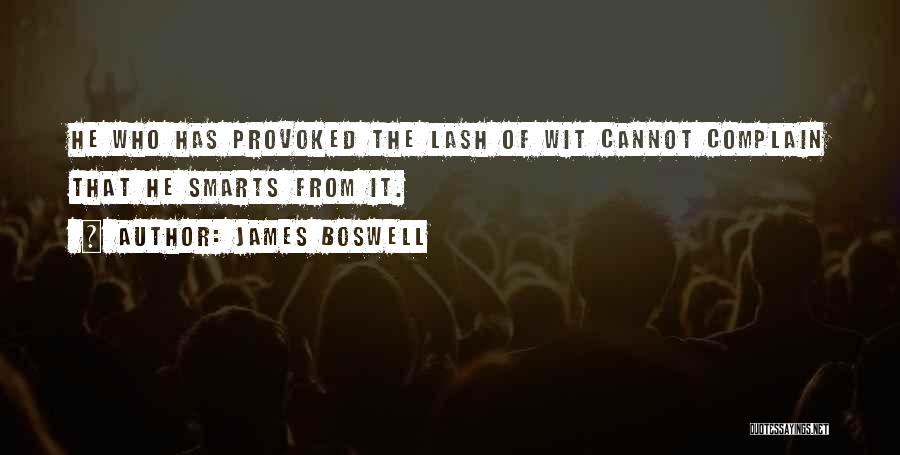 Smarts Quotes By James Boswell