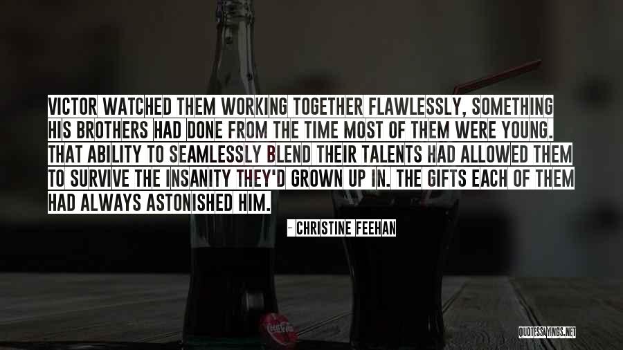 Smeary Vision Quotes By Christine Feehan Smeary Vision Quotes By Christine Feehan