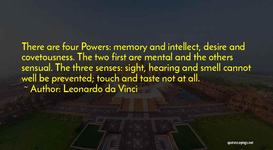 Smell And Memory Quotes By Leonardo Da Vinci