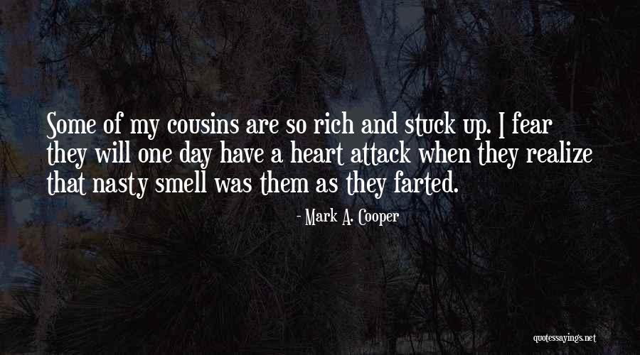 Smell Fear Quotes By Mark A. Cooper