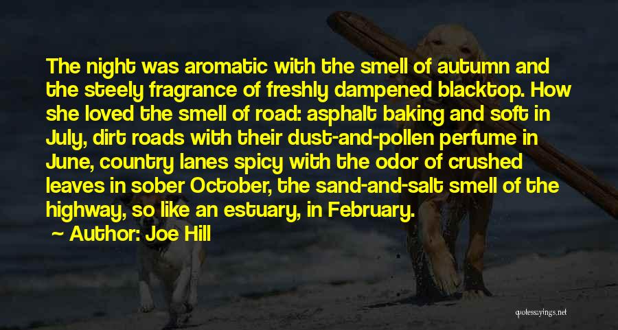 Smell Of Perfume Quotes By Joe Hill