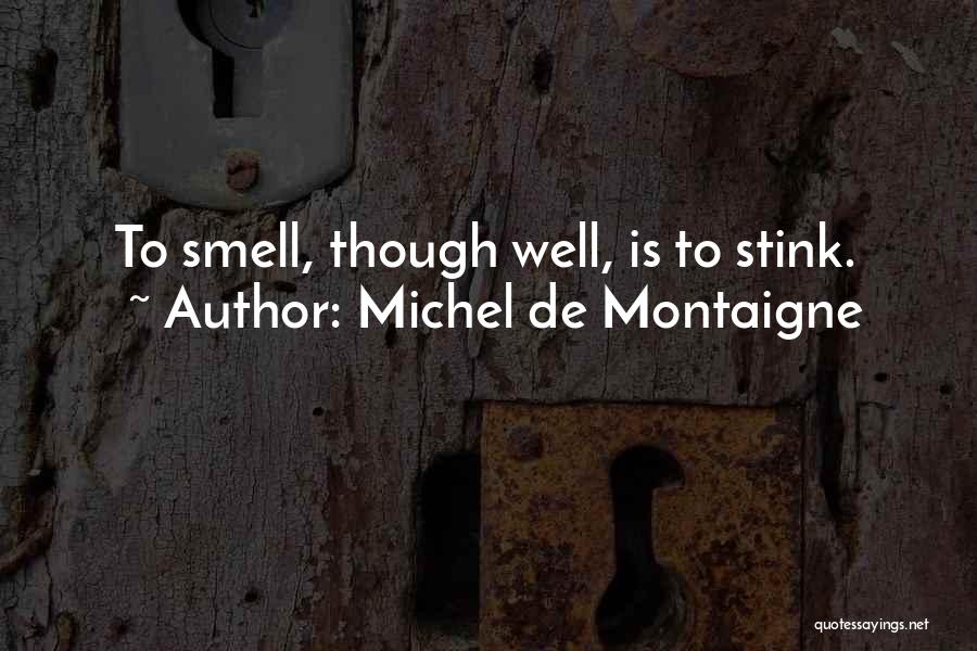 Smell Of Your Perfume Quotes By Michel De Montaigne