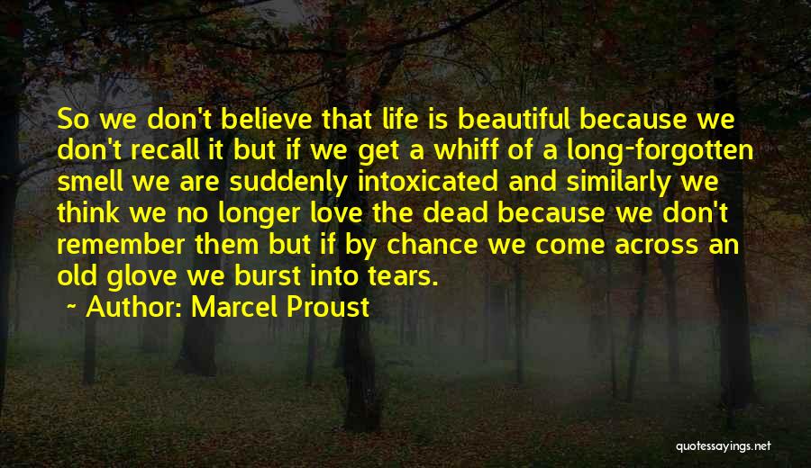 Smell The Glove Quotes By Marcel Proust Smell The Glove Quotes By Marcel Proust