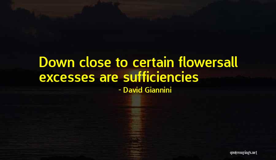 Smelling Flowers Quotes By David Giannini