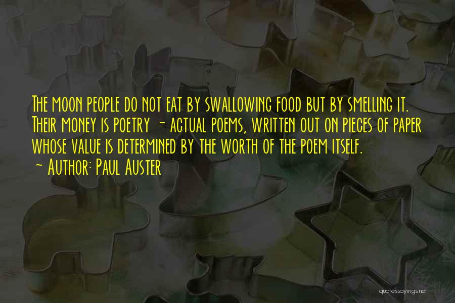 Smelling Food Quotes By Paul Auster