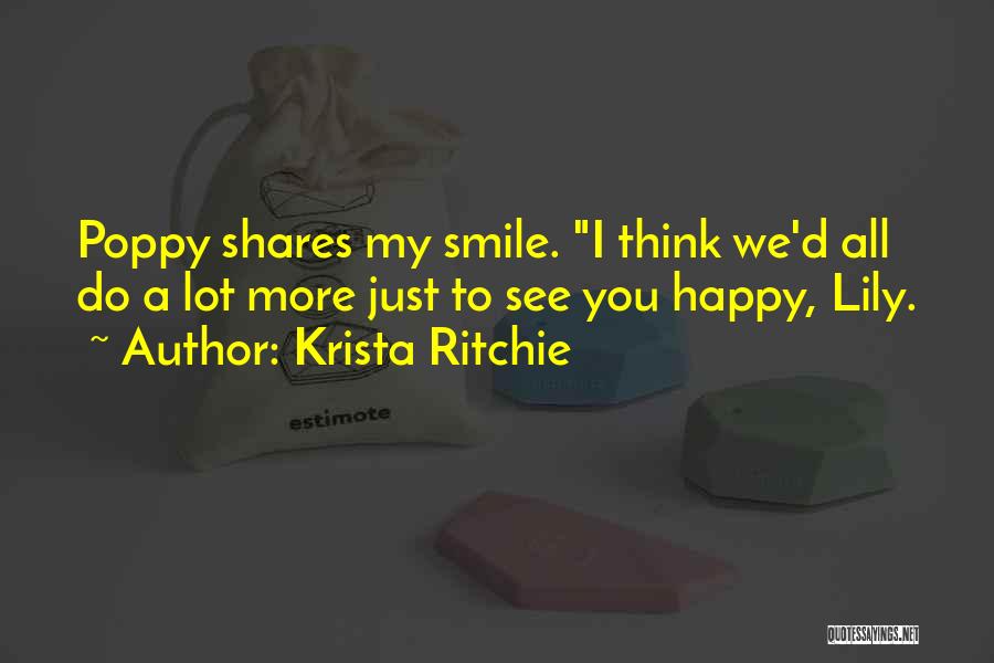 Smile A Lot Quotes By Krista Ritchie
