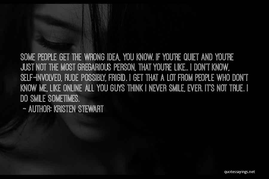 Smile A Lot Quotes By Kristen Stewart