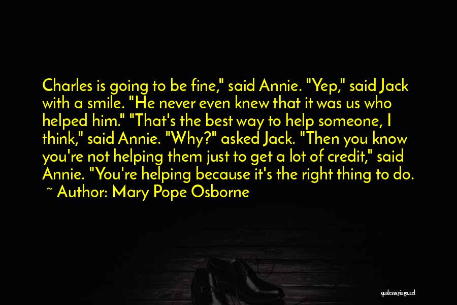 Smile A Lot Quotes By Mary Pope Osborne