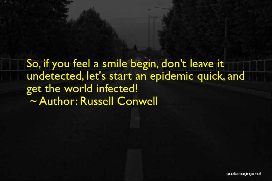 Smile And Funny Quotes By Russell Conwell