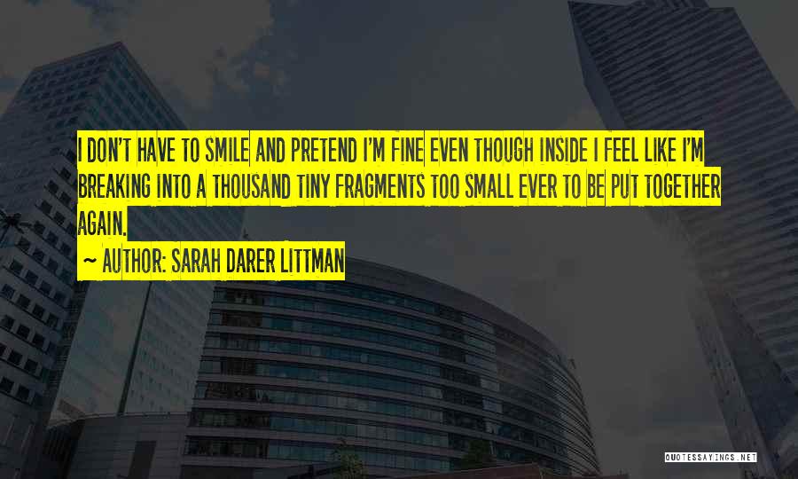 Smile And Quotes By Sarah Darer Littman