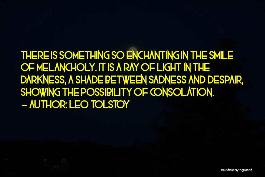 Smile And Sadness Quotes By Leo Tolstoy