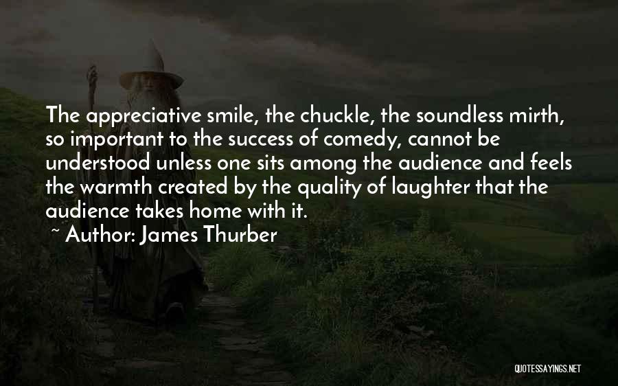 Smile And Success Quotes By James Thurber