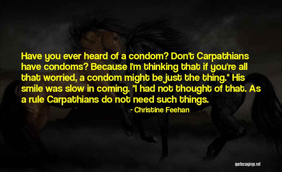 Smile Because Quotes By Christine Feehan Smile Because Quotes By Christine Feehan