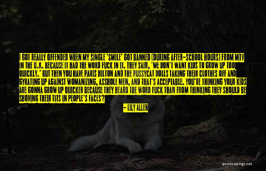 Smile Because Quotes By Lily Allen Smile Because Quotes By Lily Allen