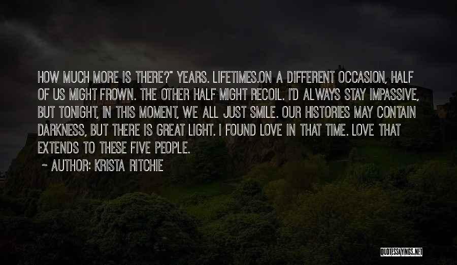 Smile Frown Quotes By Krista Ritchie