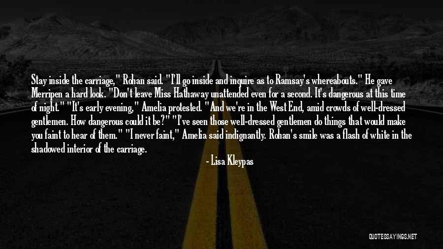 Smile In Hard Time Quotes By Lisa Kleypas Smile In Hard Time Quotes By Lisa Kleypas
