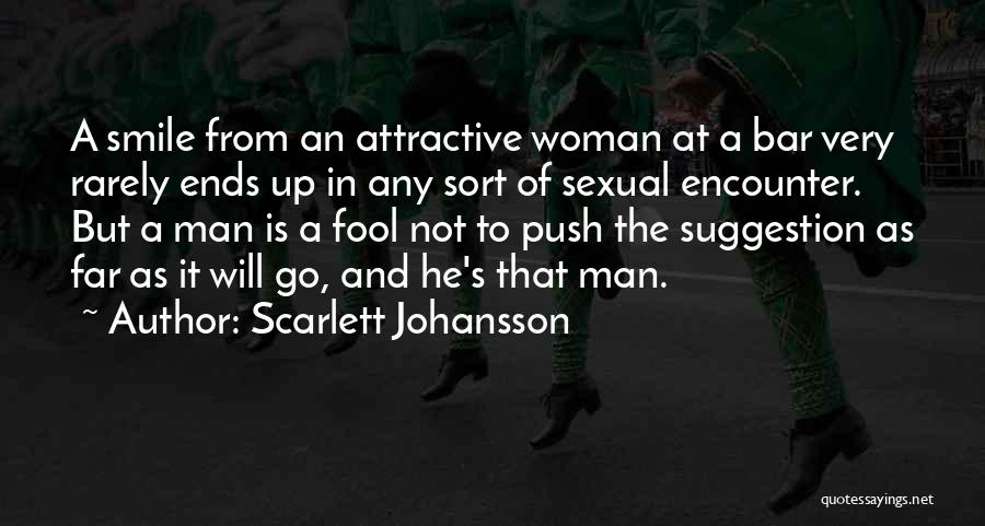 Smile Is Attractive Quotes By Scarlett Johansson