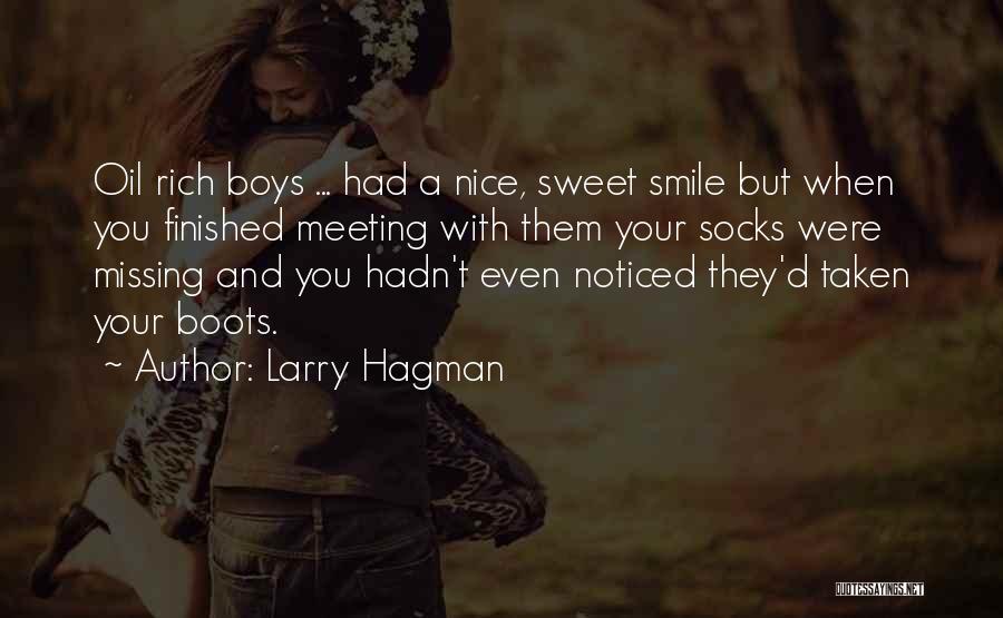 Smile Is Missing Quotes By Larry Hagman