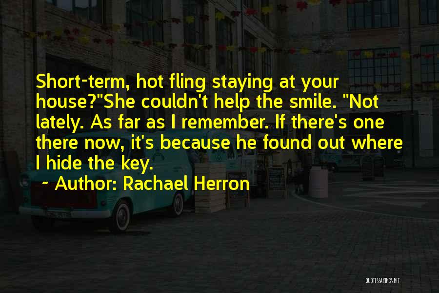 Smile Is The Key Quotes By Rachael Herron