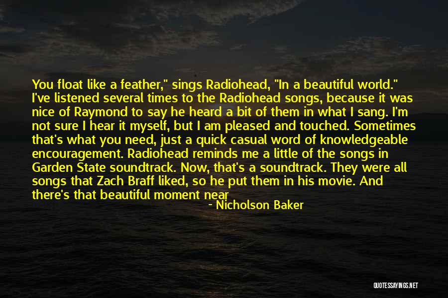 Smile Just Because Quotes By Nicholson Baker Smile Just Because Quotes By Nicholson Baker