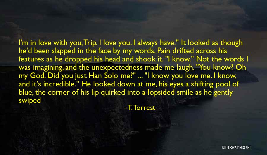 Smile Just Because Quotes By T. Torrest Smile Just Because Quotes By T. Torrest