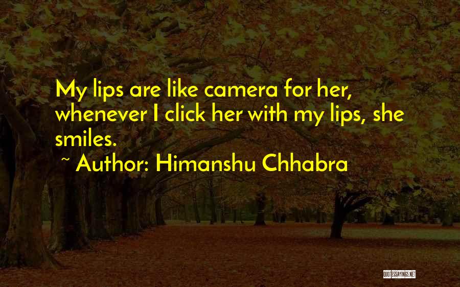 Smile On Camera Quotes By Himanshu Chhabra