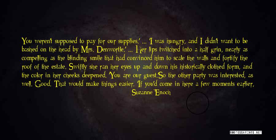 Smile On Lips Quotes By Suzanne Enoch Smile On Lips Quotes By Suzanne Enoch