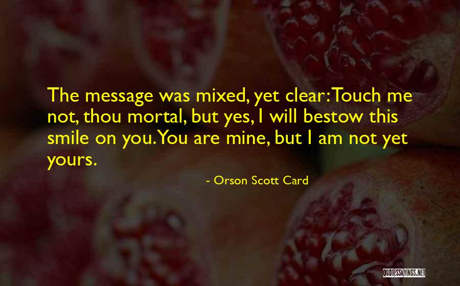 Smile One Card Quotes By Orson Scott Card Smile One Card Quotes By Orson Scott Card