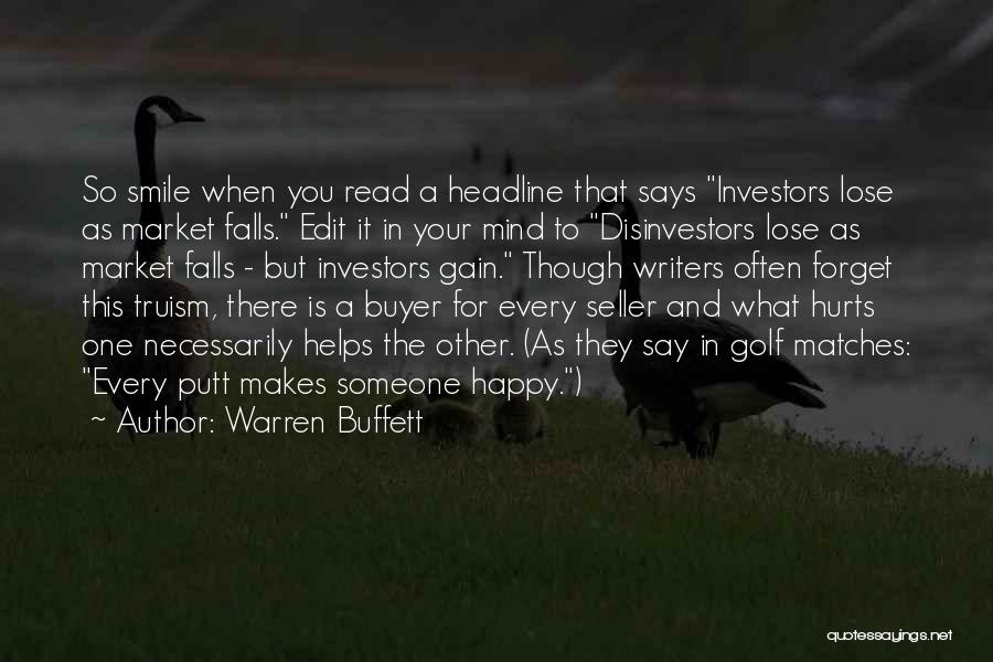 Smile Though It Hurts Quotes By Warren Buffett