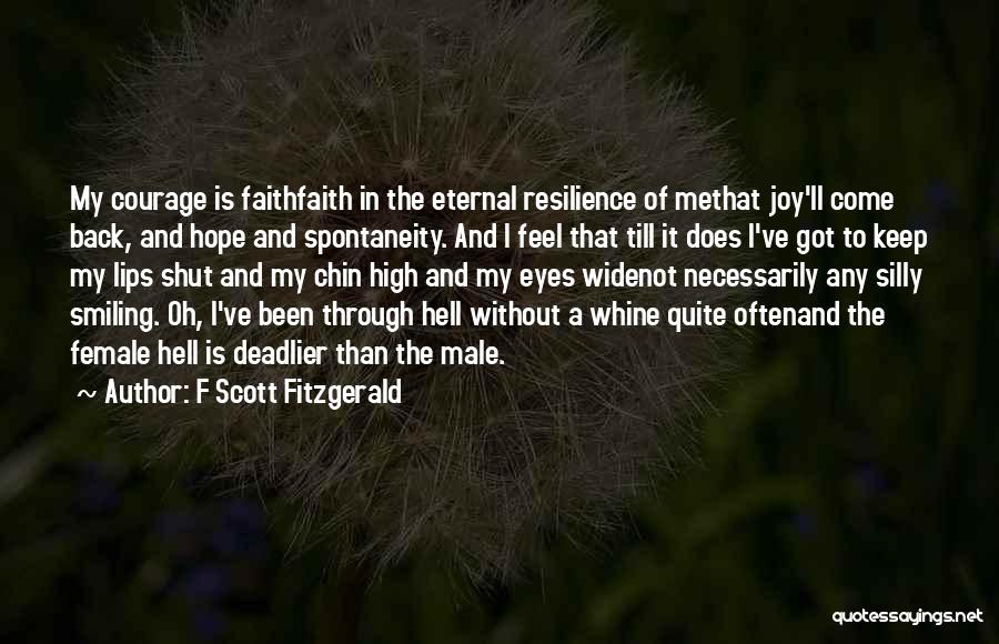 Smile Through Eyes Quotes By F Scott Fitzgerald