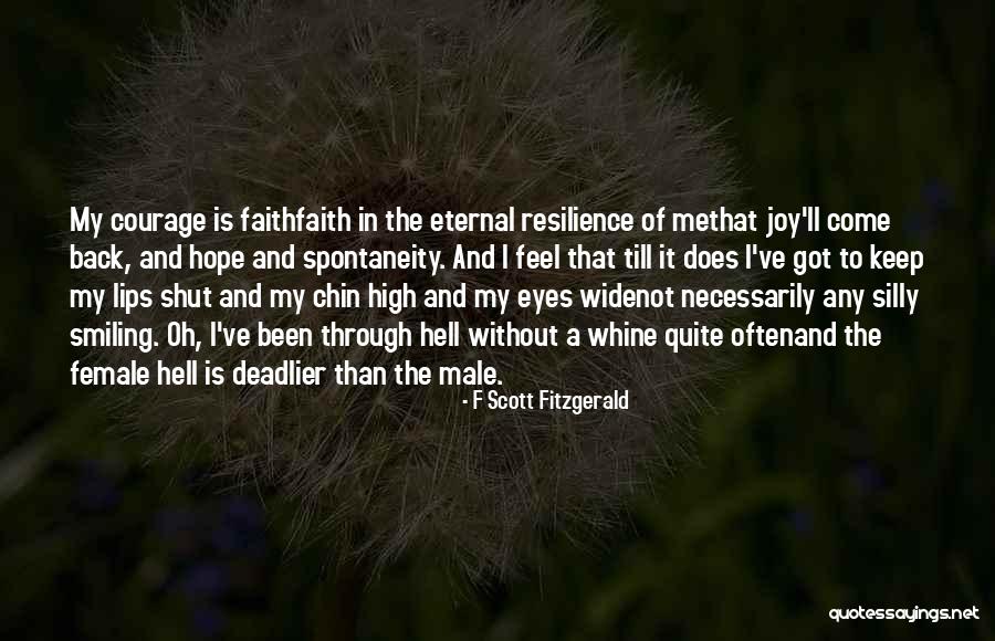 Smile Through Eyes Quotes By F Scott Fitzgerald