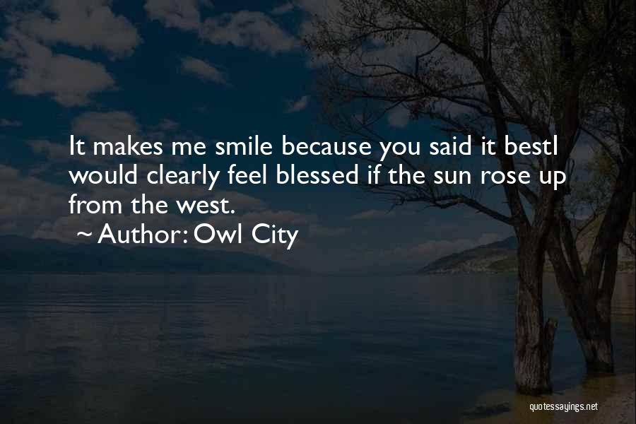 Smile You Are Blessed Quotes By Owl City