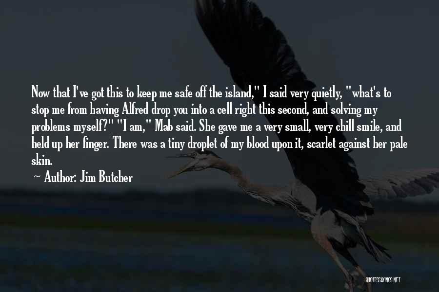 Smile Your Problems Quotes By Jim Butcher