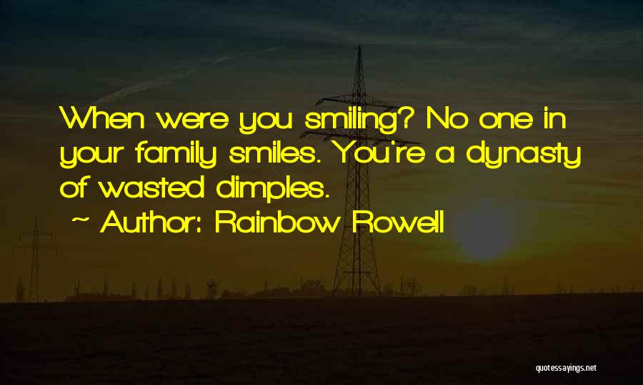 Smiles And Dimples Quotes By Rainbow Rowell