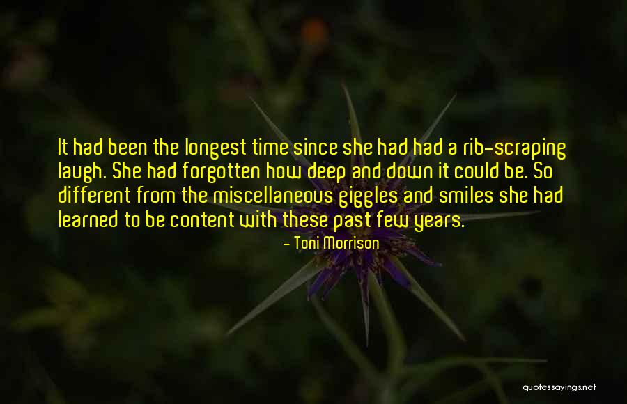 Smiles And Giggles Quotes By Toni Morrison