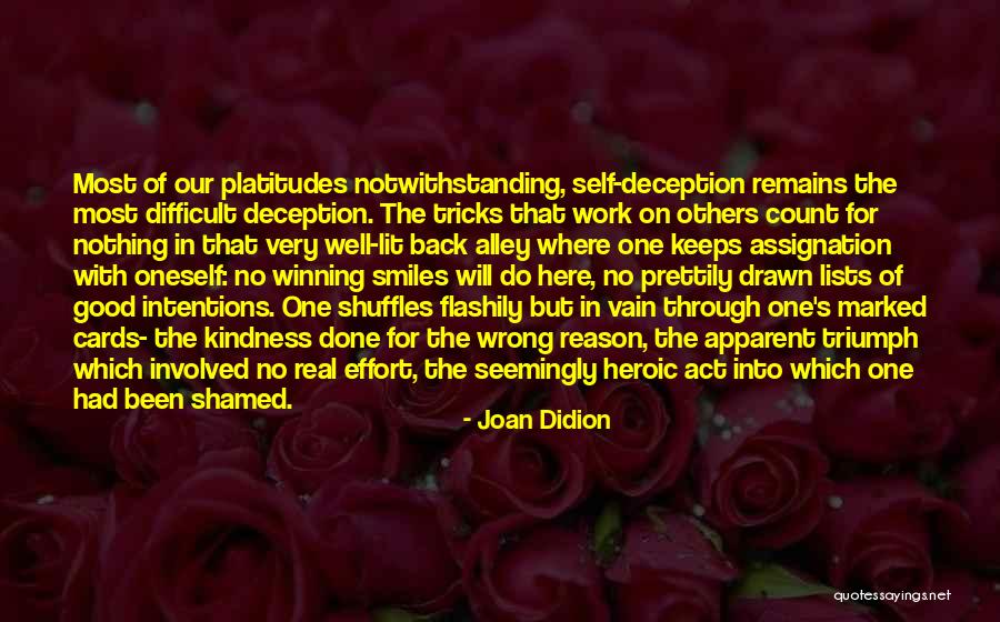 Smiles And Kindness Quotes By Joan Didion Smiles And Kindness Quotes By Joan Didion