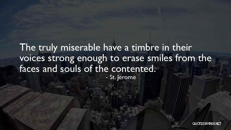 Smiles And Sadness Quotes By St. Jerome