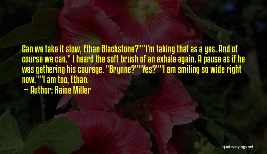 Smiling Again Quotes By Raine Miller