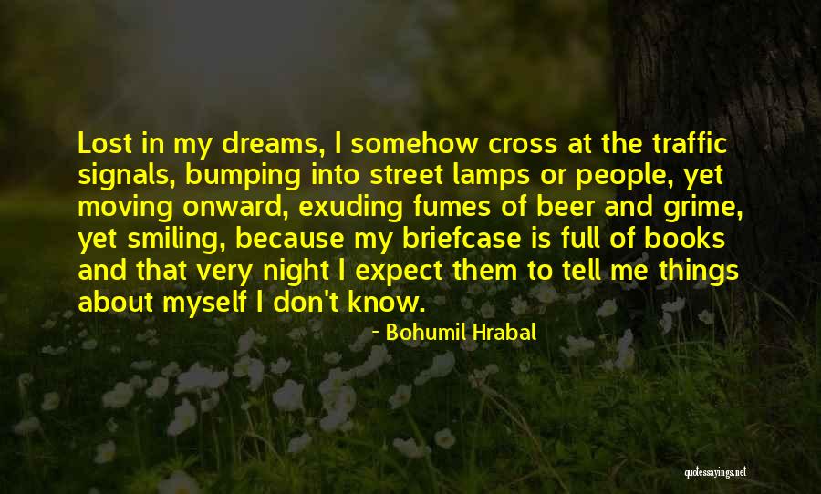 Smiling And Moving On Quotes By Bohumil Hrabal