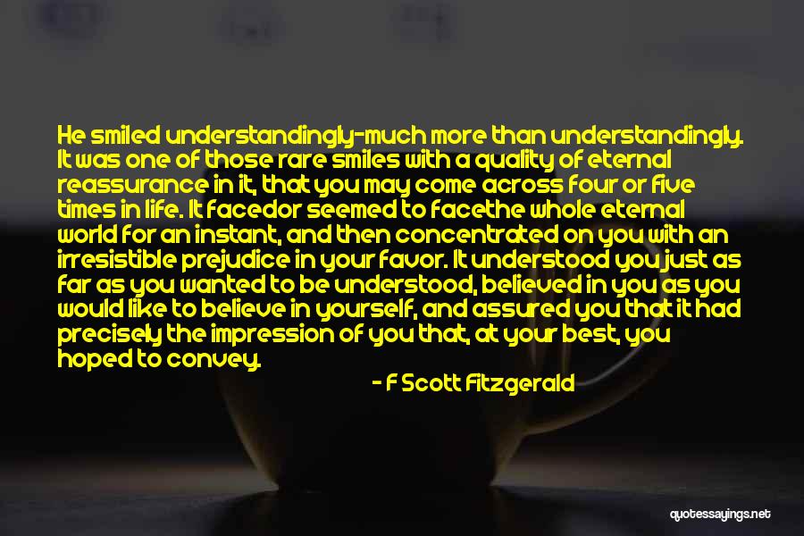 Smiling Best Quotes By F Scott Fitzgerald