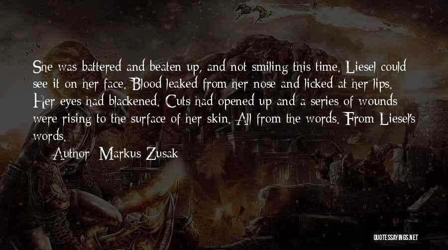 Smiling Even In Pain Quotes By Markus Zusak