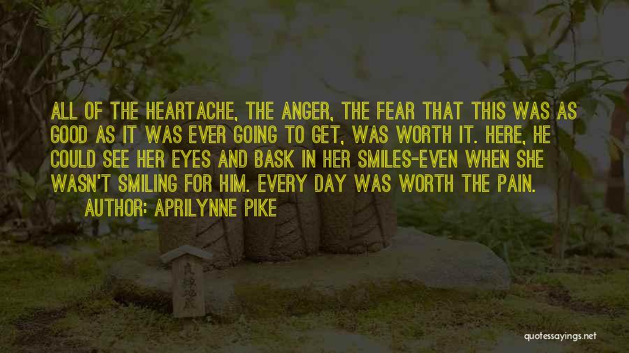 Smiling In Pain Quotes By Aprilynne Pike