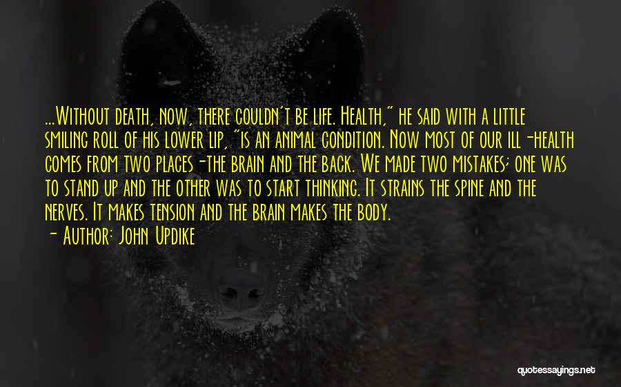 Smiling Thinking Of You Quotes By John Updike