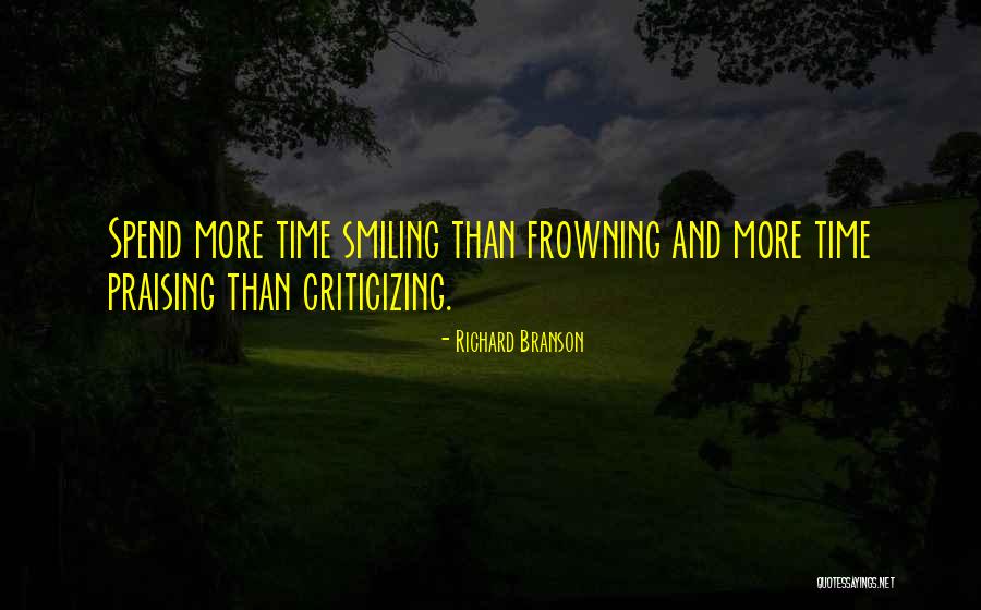 Smiling Vs Frowning Quotes By Richard Branson Smiling Vs Frowning Quotes By Richard Branson