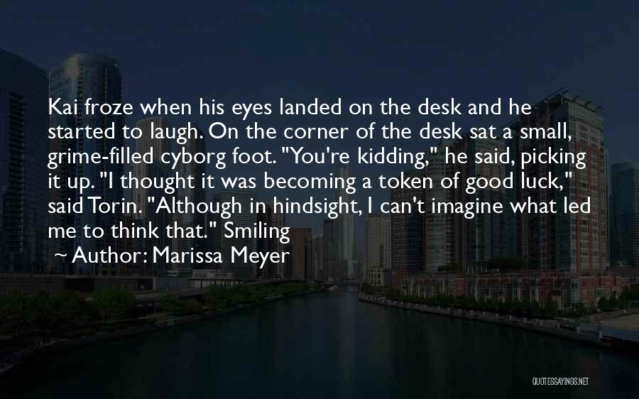 Smiling When I Think Of You Quotes By Marissa Meyer