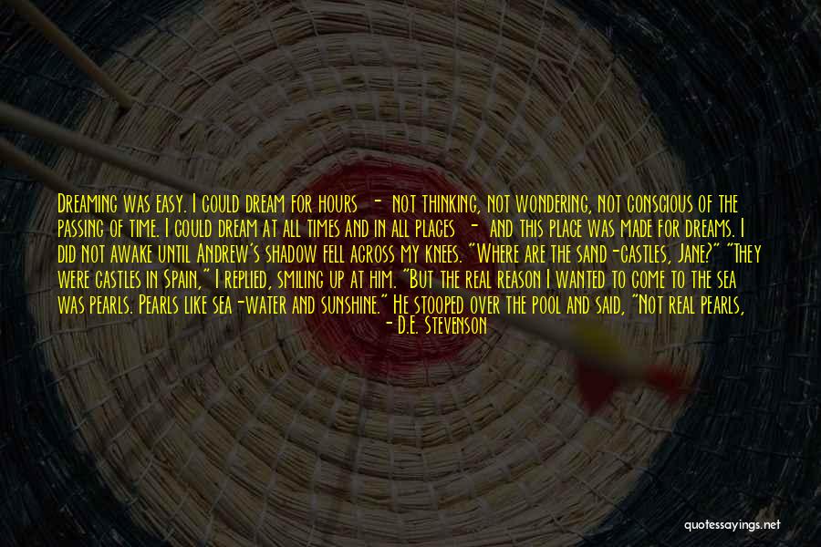 Smiling Without No Reason Quotes By D.E. Stevenson Smiling Without No Reason Quotes By D.E. Stevenson