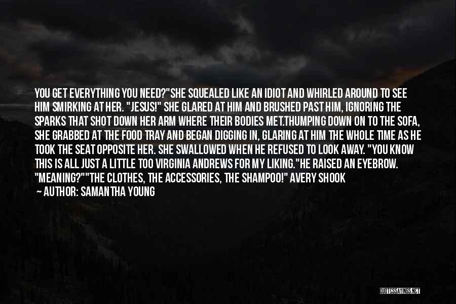 Smirking Quotes By Samantha Young