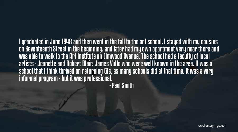 Smith Area Quotes By Paul Smith Smith Area Quotes By Paul Smith