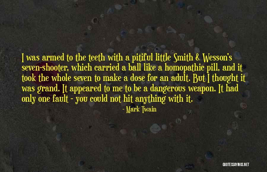 Smith & Wesson Quotes By Mark Twain Smith & Wesson Quotes By Mark Twain