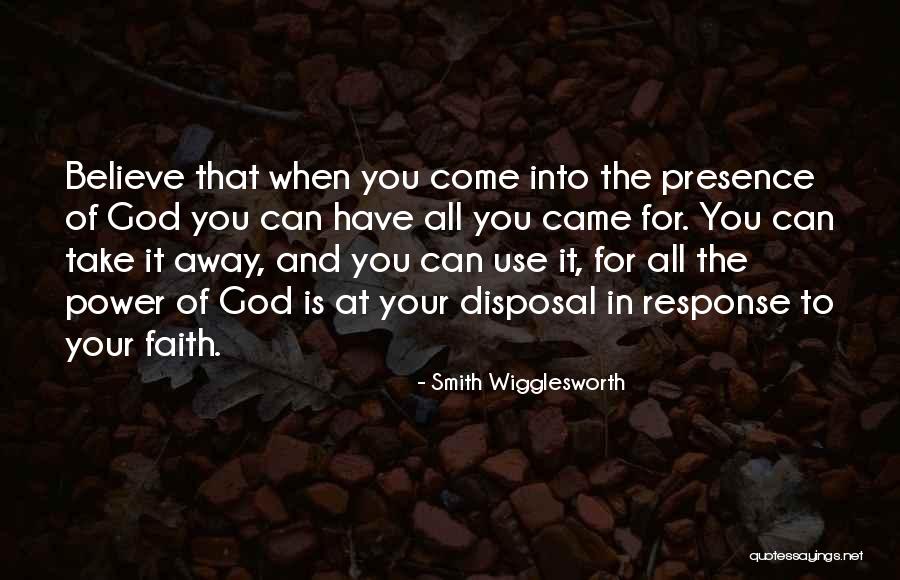 Smith Wigglesworth Quotes 590872